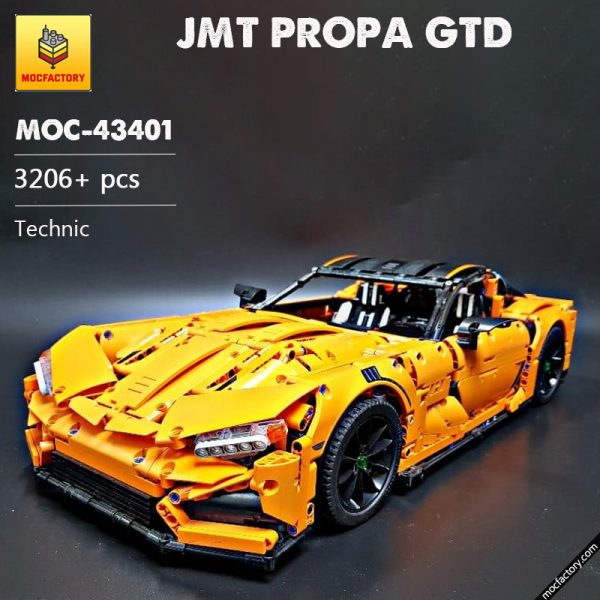 MOC 43401 JMT PROPA GTD Technic by JMT Teen Lego Creater MOC FACTORY - MOULD KING