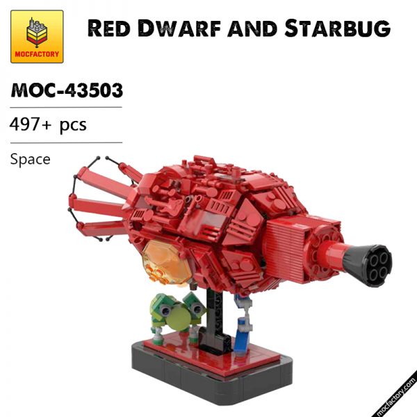MOC 43503 Red Dwarf and Starbug Space by 6211 MOC FACTORY - MOULD KING