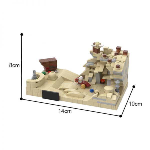 MOC 43615 Micro Tatooine A New Hope 20th Anniversary Style Star Wars by Brick a Brack MOC FACTORY 3 - MOULD KING