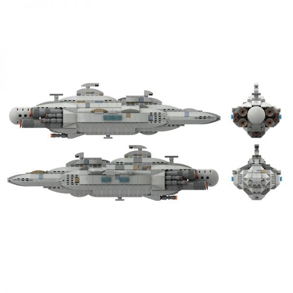 MOC 44432 Mon Calamari MC80 Home One type Star Cruiser Star Wars by Red5 Leader MOC FACTORY 4 - MOULD KING