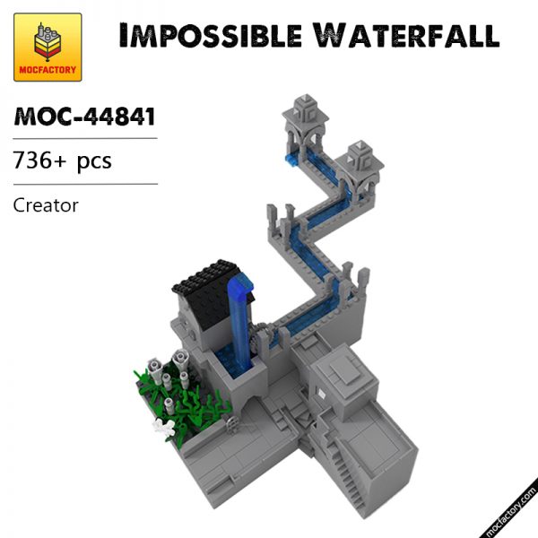 MOC 44841 Impossible Waterfall Creator by alvitvel MOC FACTORY - MOULD KING