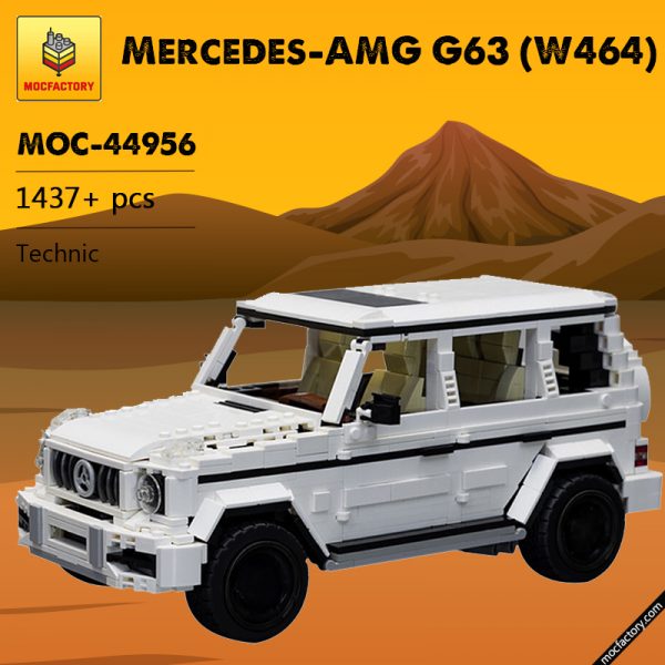 MOC 44956 Mercedes AMG G63 W464 Technic by noahl MOC FACTORY - MOULD KING
