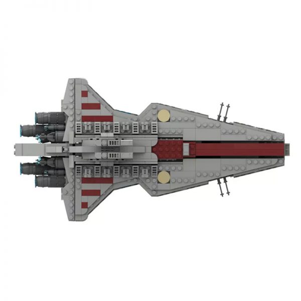 MOC 45566 Venator Class Republic attack cruiser Star Wars by Red5 Leader MOCFACTORY 3 - MOULD KING
