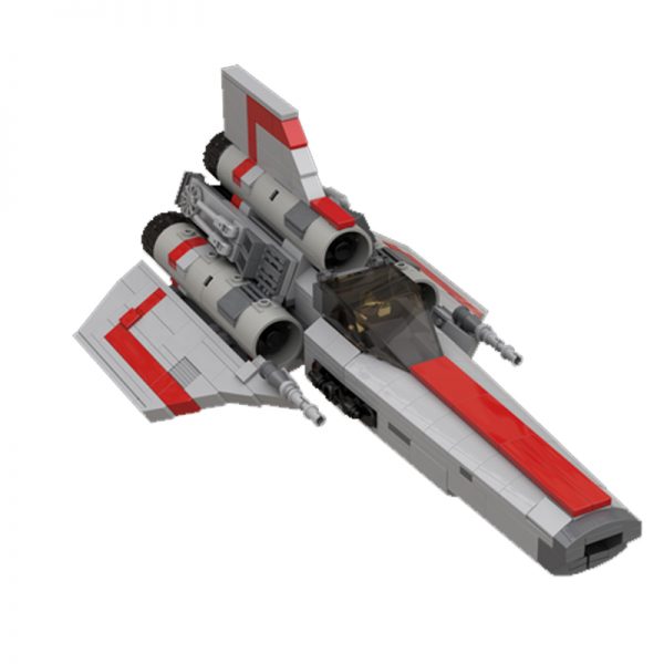 MOC 45867 Colonial Viper MK1 Version 20 Gray Space by apenello MOC FACTORY 3 - MOULD KING