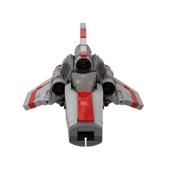 MOC 45867 Colonial Viper MK1 Version 20 Gray Space by apenello MOC FACTORY 5 - MOULD KING
