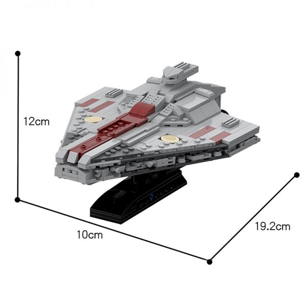 MOC 45934 Acclamator Assault ship and Arquitens Light cruiser Star Wars 2 - MOULD KING
