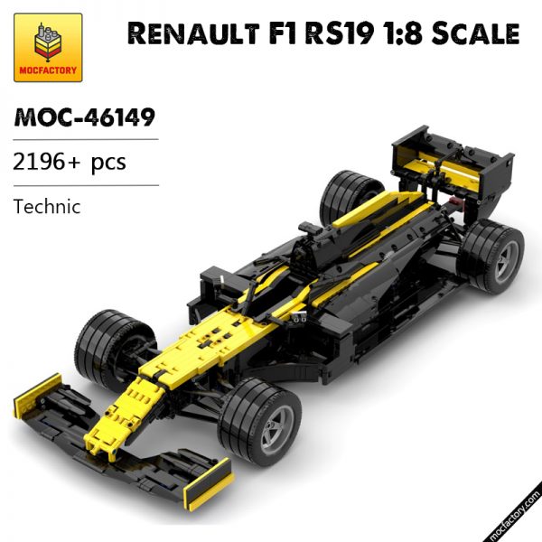 MOC 46149 Renault F1 RS19 18 Scale Technic by Lukas2020 MOC FACTORY - MOULD KING
