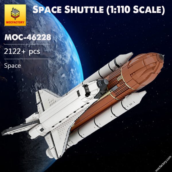 MOC 46228 Space Shuttle 1110 Scale Space by KingsKnight MOC FACTORY - MOULD KING