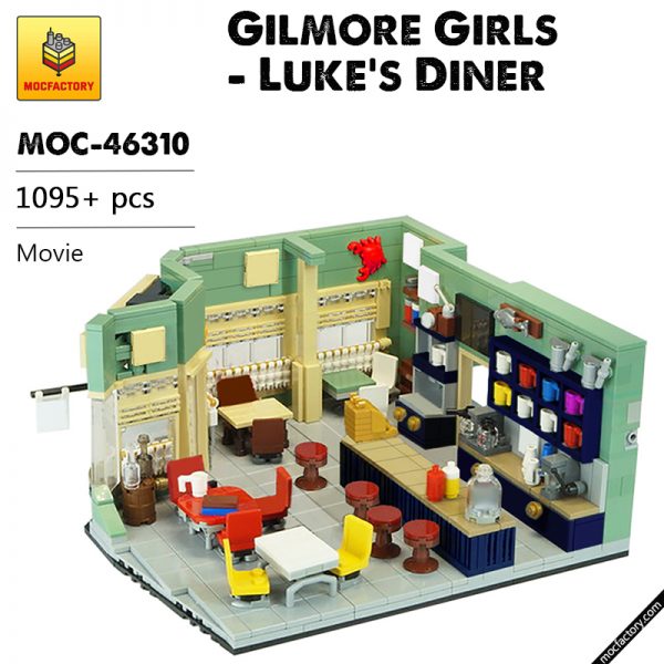 MOC 46310 Gilmore Girls Lukes Diner Movie by Versteinert MOC FACTORY - MOULD KING