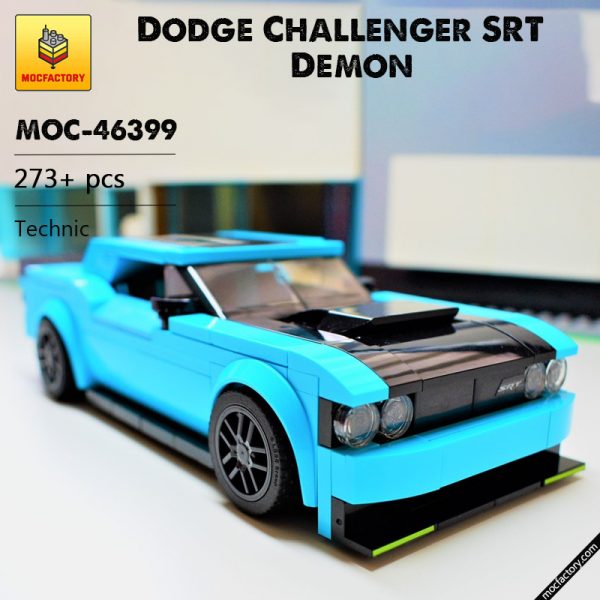 MOC 46399 Dodge Challenger SRT Demon Technic by brickengineeringdude MOC FACTORY - MOULD KING