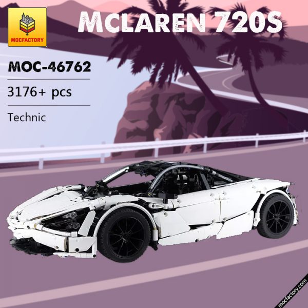 MOC 46762 Mclaren 720S Super Car by Charbel MOC FACTORY 6 - MOULD KING