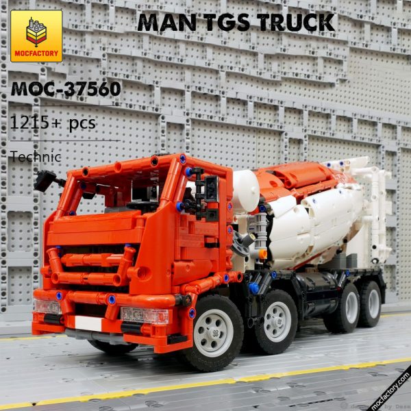 MOC 46913 Concrete Mixer Truck Technic by desert752 MOC FACTORY - MOULD KING
