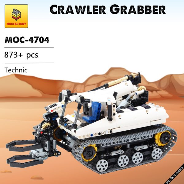 MOC 4704 Crawler Grabber Technic by Nico71 MOC FACTORY - MOULD KING