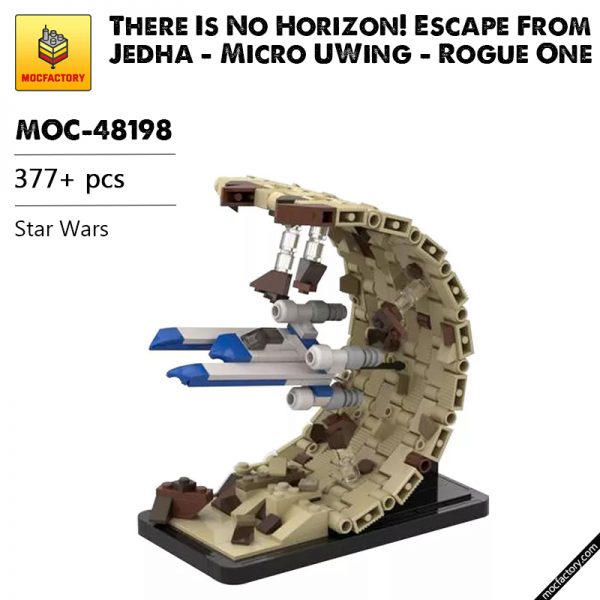 MOC 48198 There Is No Horizon Escape From Jedha Micro UWing Rogue One Star Wars by 6211 MOC FACTORY - MOULD KING