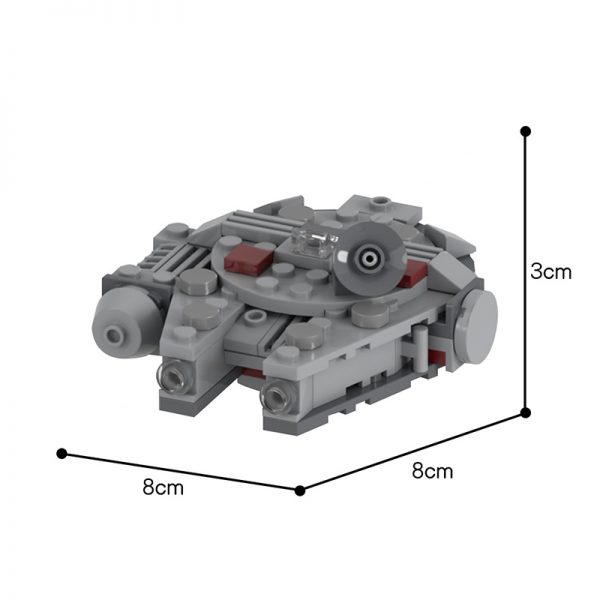 MOC 48537 Movie Accurate Millennium Falcon Microfighter Star Wars by UnlocktheBrick MOC FACTORY 2 - MOULD KING