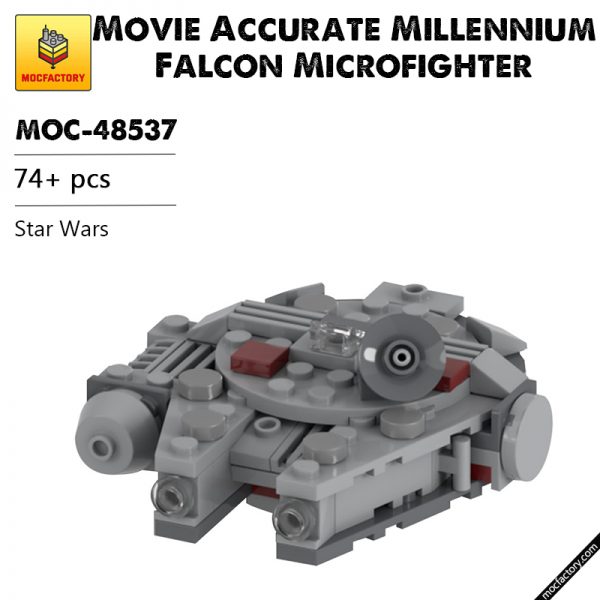 MOC 48537 Movie Accurate Millennium Falcon Microfighter Star Wars by UnlocktheBrick MOC FACTORY - MOULD KING