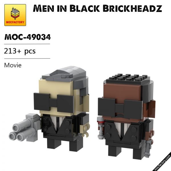 MOC 49034 Men in Black Brickheadz Movie by FMbricks MOC FACTORY - MOULD KING