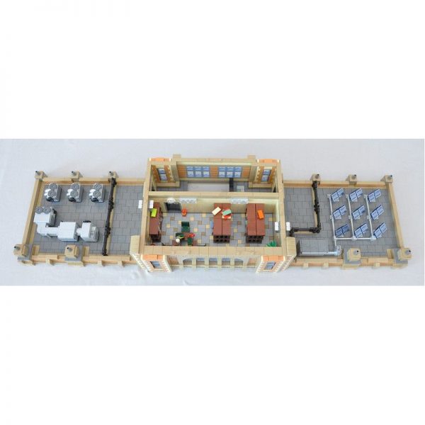 MOC 49130 Modular School Modular Building by peedeejay MOC FACTORY 5 - MOULD KING