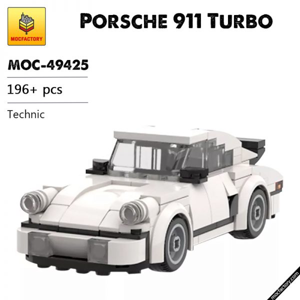 MOC 49425 Porsche 911 Turbo Technic by legocarreplicas MOC FACTORY - MOULD KING