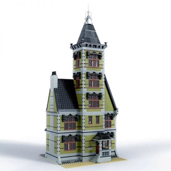 MOC 49479 Old Mansion 10273 Haunted House Modular Modification Modular Buildings by Das Felixle MOC FACTORY4 - MOULD KING