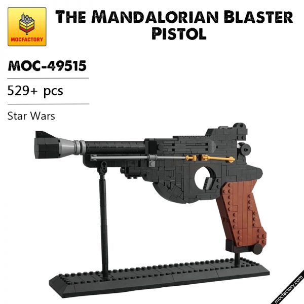 MOC 49515 The Mandalorian Blaster Pistol Star Wars by LegoFin 2 - MOULD KING