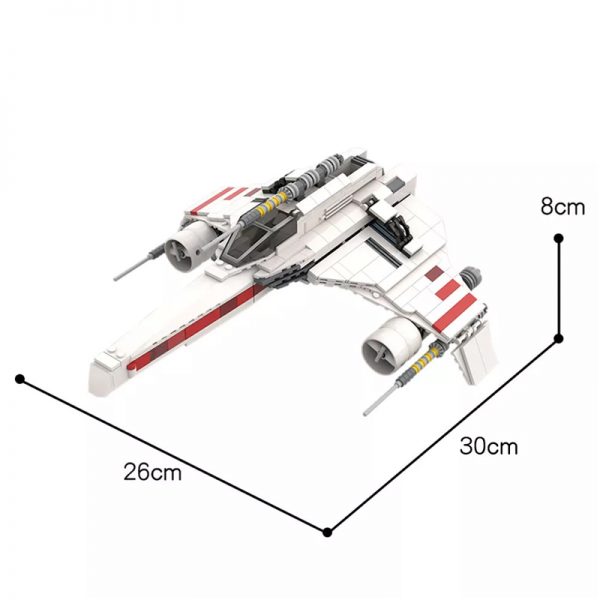 MOC 50114 E Wing Starfighter Star Wars by NeoSephiroth MOC FACTORY 2 - MOULD KING