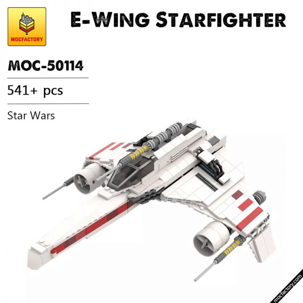 MOC 50114 E Wing Starfighter Star Wars by NeoSephiroth MOC FACTORY - MOULD KING
