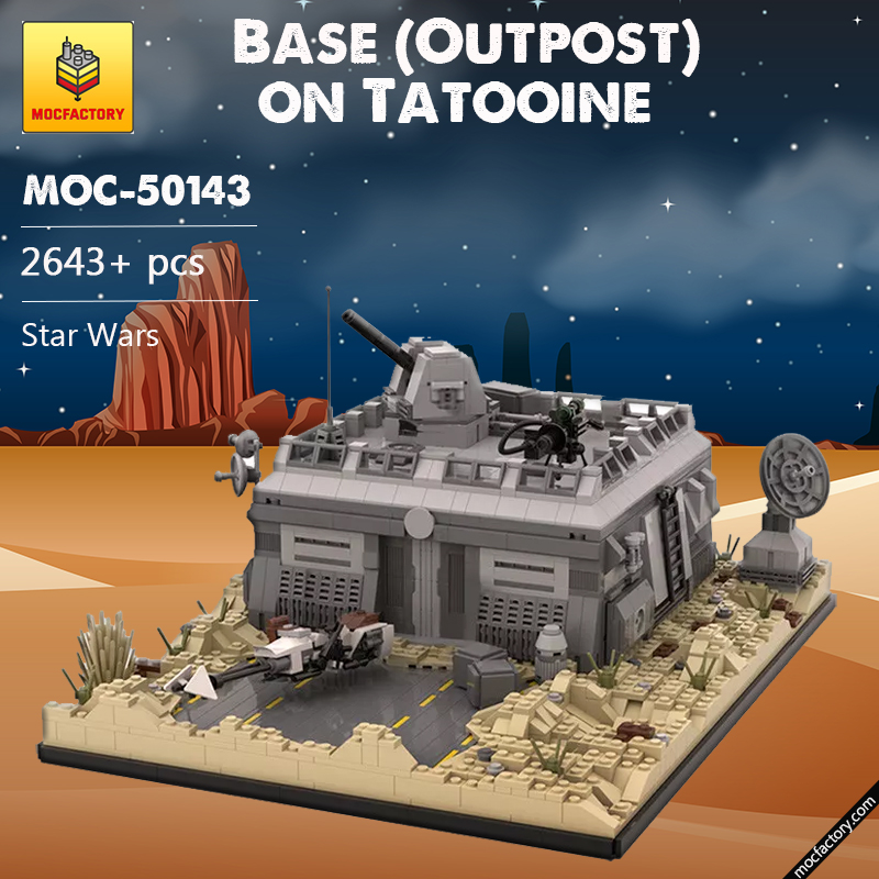 MOC-50143 LEGO MOC SW Base (Outpost) on Tatooine Star Wars by