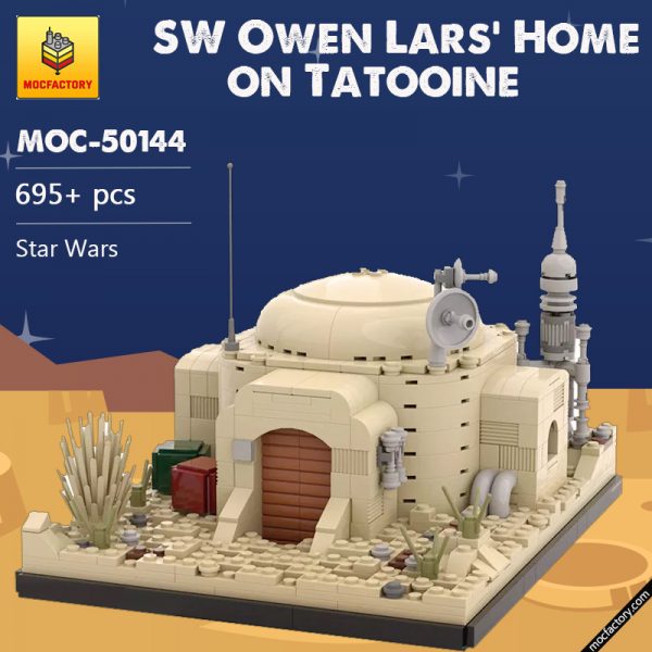 MOC 50144 SW Owen Lars Home on Tatooine Star Wars by MOCOPOLIS MOCFACTORY - MOULD KING