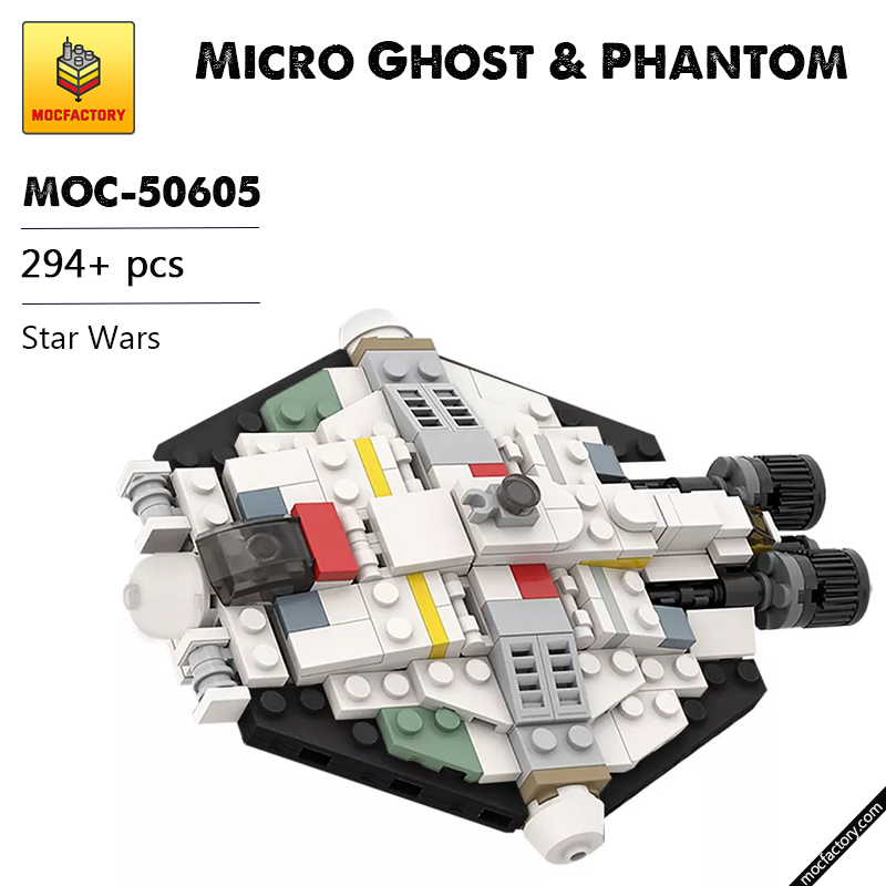 MOC-50605 Micro Ghost and Phantom Star Wars by ron_mcphatty MOC FACTORY