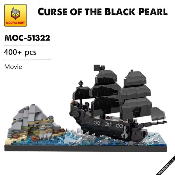 MOC 51322 Curse of the Black Pearl Movie by benbuildslego MOC FACTORY - MOULD KING