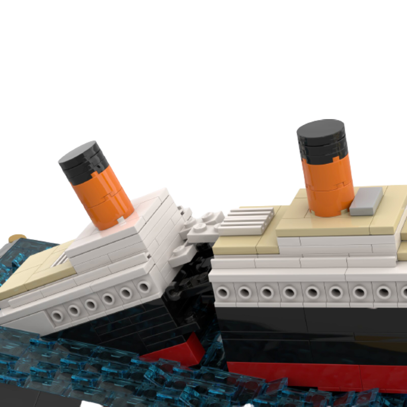 MOC-51466 Titanic Sinking Scene Movie by YCBricks MOC FACTORY