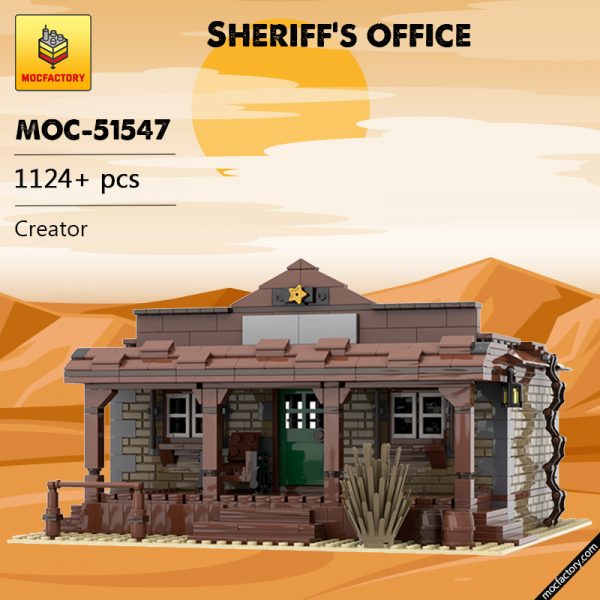 MOC 51547 Sheriffs office Creator by Huebre MOC FACTORY - MOULD KING