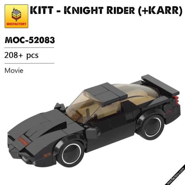 MOC 52083 KITT Knight Rider KARR Movie by TLG MOC FACTORY - MOULD KING