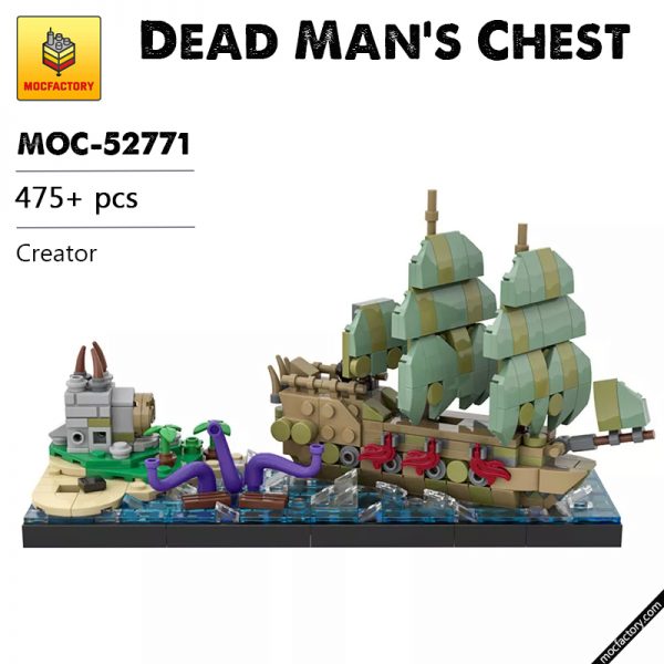 MOC 52771 Dead Mans Chest Creator by benbuildslego MOC FACTORY - MOULD KING