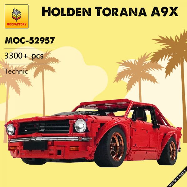 MOC 52957 Holden Torana A9X Super Car by Loxlego MOC FACTORY 2 - MOULD KING