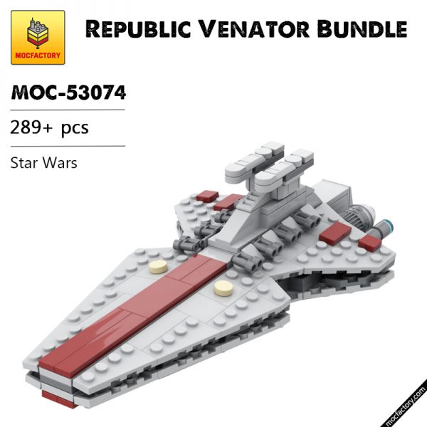 MOC 53074 Republic Venator Bundle Star Wars by scoutthetrooper MOC FACTORY - MOULD KING