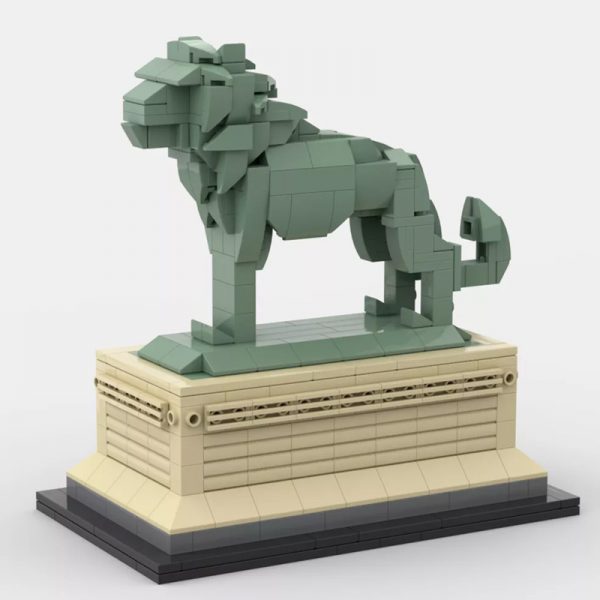 MOC 53134 Art Institute Lion Creator by bric 2 - MOULD KING