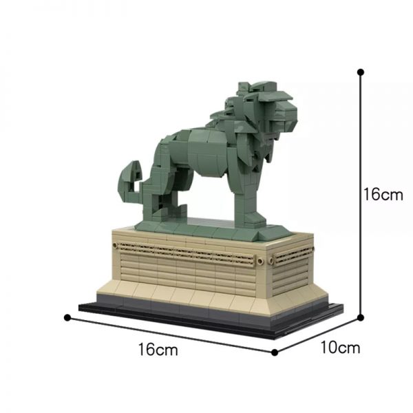 MOC 53134 Art Institute Lion Creator by bric 5 - MOULD KING