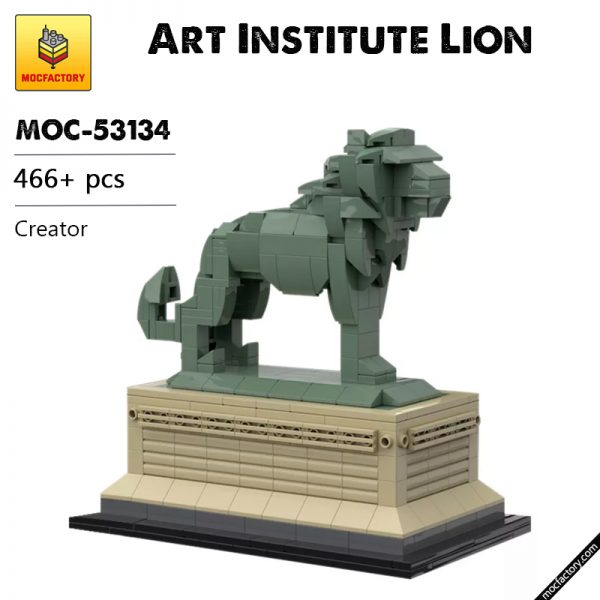 MOC 53134 Art Institute Lion Creator by bric.ole MOC FACTORY - MOULD KING