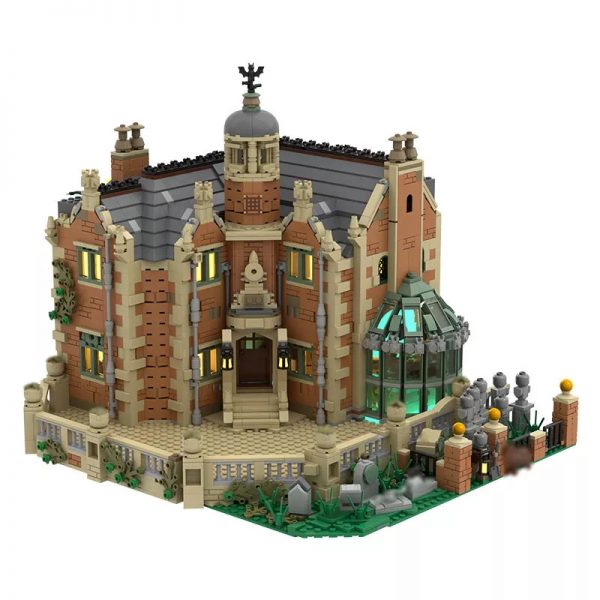 MOC 54244 The Haunted Manor Modular Buildings by ZeRadman MOC FACTORY - MOULD KING