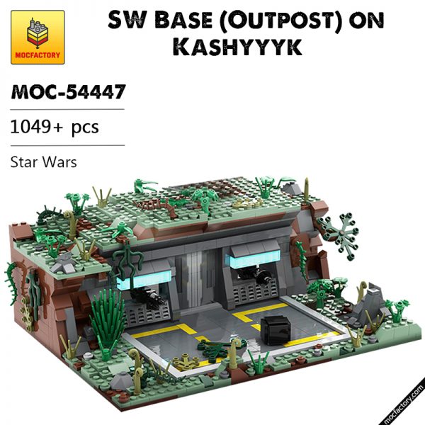 MOC 54447 SW Base Outpost on Kashyyyk Star Wars by MOCOPOLIS MOC FACTORY - MOULD KING