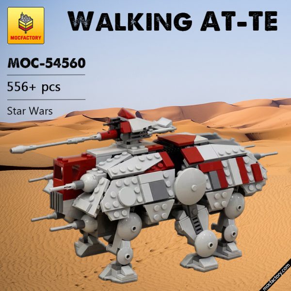 MOC 54560 Walking AT TE Star Wars by JKBrickworks MOC FACTORY - MOULD KING