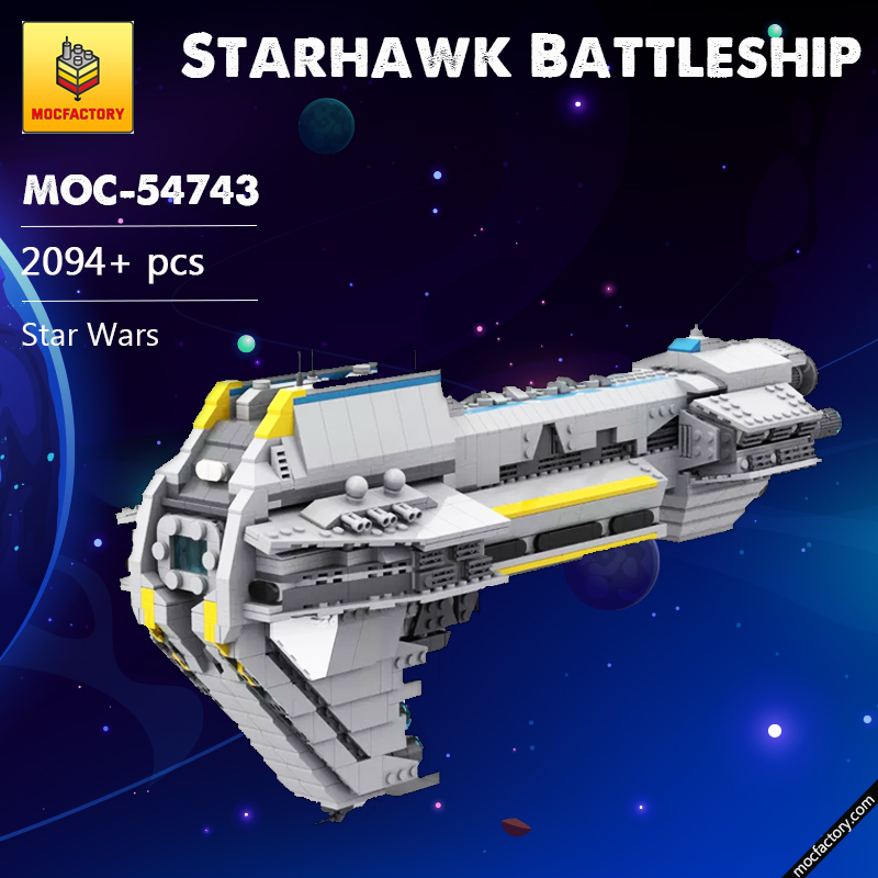 MOC-54743 Starhawk Battleship Star Wars Movie by scoutthetrooper MOC FACTORY