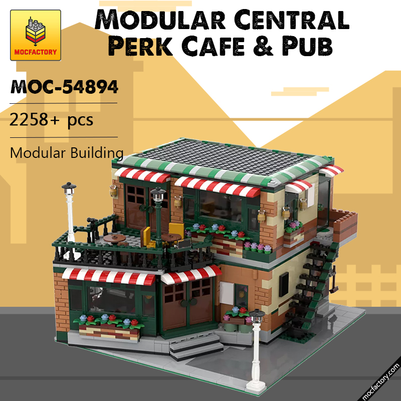 MOC-54894 Modular Central Perk Cafe & Pub