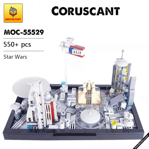 MOC 55529 Coruscant Star Wars by Jedimasterels MOC FACTORY - MOULD KING
