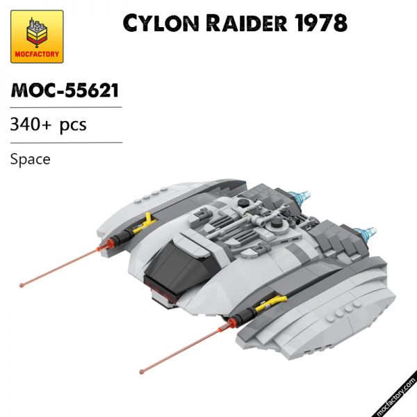 MOC 55621 Cylon Raider 1978 Space by Runescope MOC FACTORY - MOULD KING