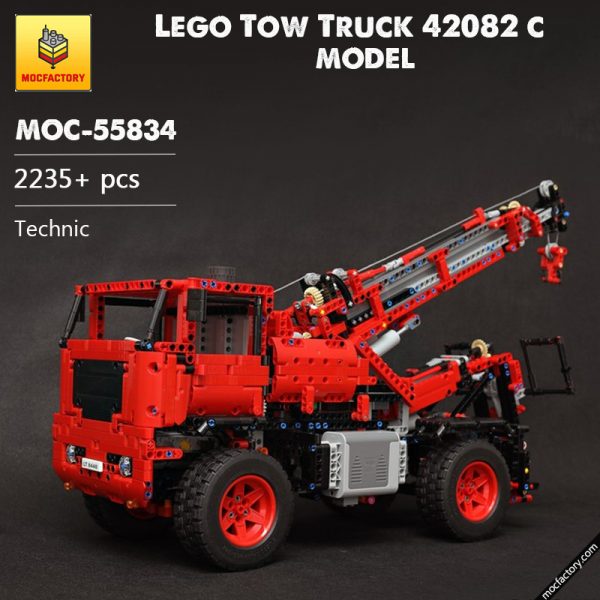 MOC 55834 Lego Tow Truck 42082 c model Technic by the lego technic channel MOC FACTORY - MOULD KING