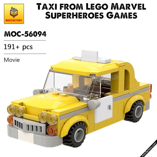 MOC 56094 Taxi from Lego Marvel Superheroes Games Movie by Velandar MOC FACTORY - MOULD KING