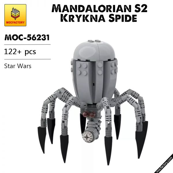 MOC 56231 Mandalorian S2 Krykna Spider Star Wars by 6211 MOC FACTORY - MOULD KING